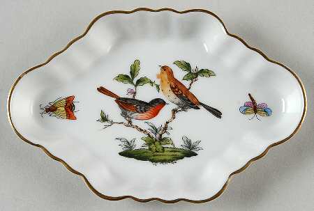 Rothschild Bird (RO) 5" Oblong Ashtray