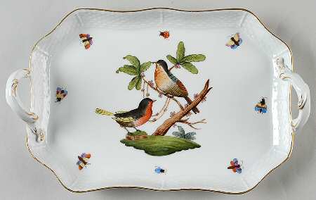 Rothschild Bird (RO) 9" Rectangular Serving Platter