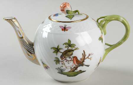 Rothschild Bird (RO) Individual Teapot & Lid