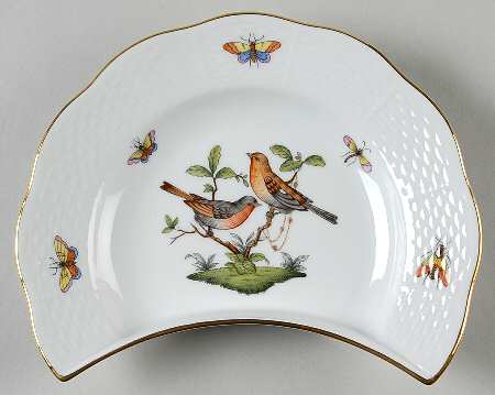Rothschild Bird (RO) Crescent Salad Plate
