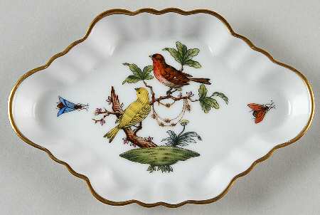 Rothschild Bird (RO) 5" Oblong Ashtray