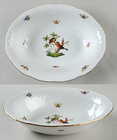 Rothschild Bird (RO) 10" Oval Vegetable Bowl