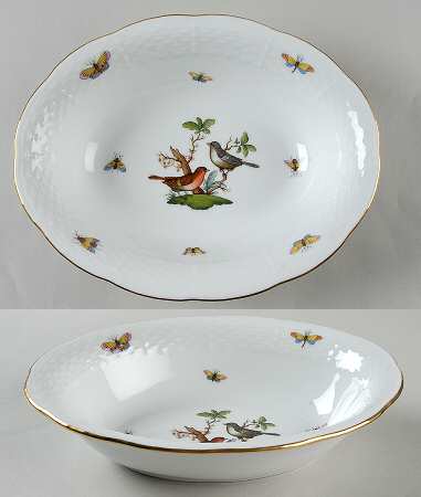 Rothschild Bird (RO) 10" Oval Vegetable Bowl