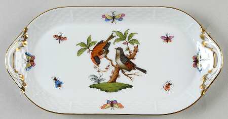 Rothschild Bird (RO) 9" Oblong Tray