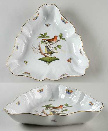 Rothschild Bird (RO) 10" Triangular Vegetable Bowl
