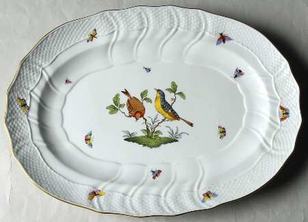 Rothschild Bird (RO) 15" Oval Serving Platter