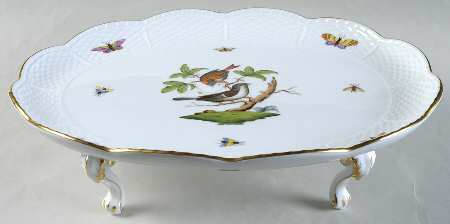 Rothschild Bird (RO) 12" Oval Four Toed Tray