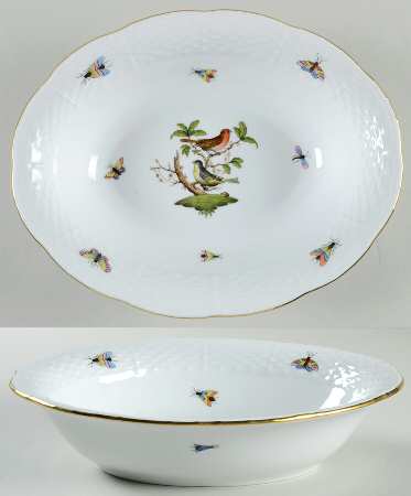 Rothschild Bird (RO) 10" Oval Vegetable Bowl