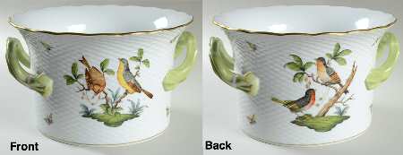 Rothschild Bird (RO) 6" Handled Cachepot