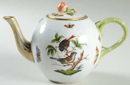 Rothschild Bird (RO) Mini Teapot & Lid
