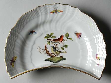 Rothschild Bird (RO) Crescent Salad Plate