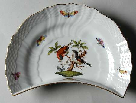 Rothschild Bird (RO) Crescent Salad Plate