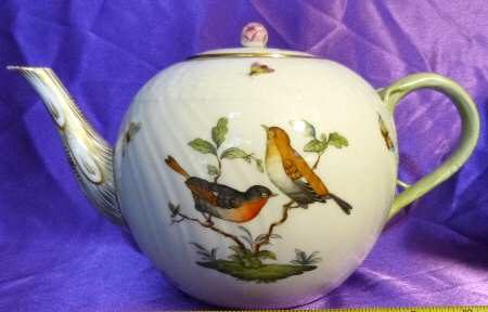 Rothschild Bird (RO) Teapot & Lid