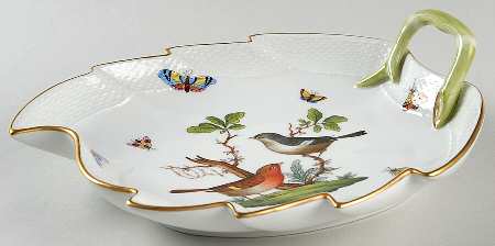 Rothschild Bird (RO) 9" Leaf Dish