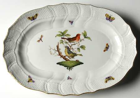 Rothschild Bird (RO) 13" Oval Serving Platter