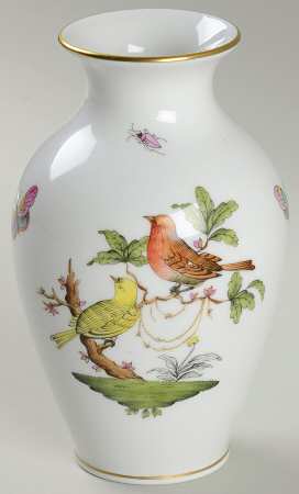 Rothschild Bird (RO) 5" Vase