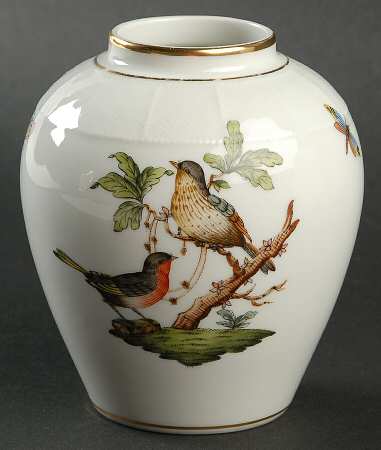 Rothschild Bird (RO) Tea Caddy No Lid