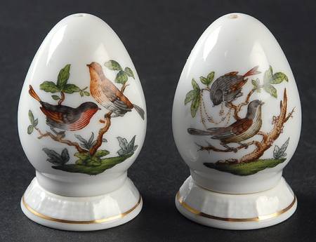 Rothschild Bird (RO) Salt & Pepper Set with Ceramic Stoppers