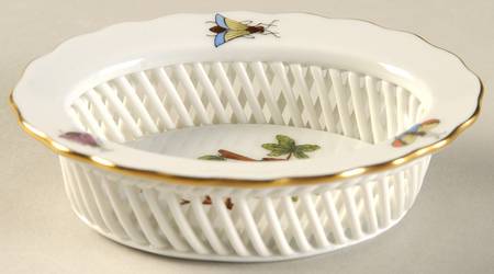 Rothschild Bird (RO) 3" Oval Open Weave Basket