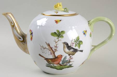 Rothschild Bird (RO) Teapot & Lid