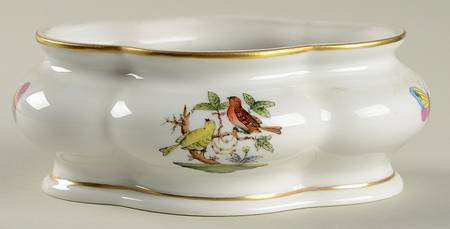 Rothschild Bird (RO) 4" Oval Candy Box No Lid