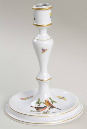 Rothschild Bird (RO) 7" Candlestick/Base w/Metal Insert (for 2Lt Candle