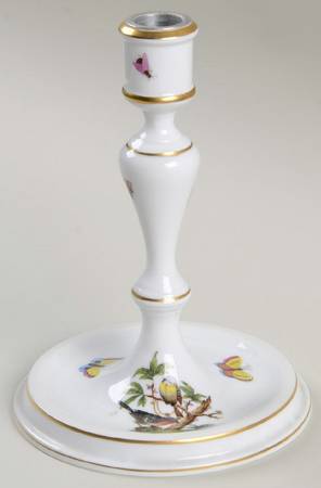 Rothschild Bird (RO) 7" Candlestick/Base w/Metal Insert (for 2Lt Candle