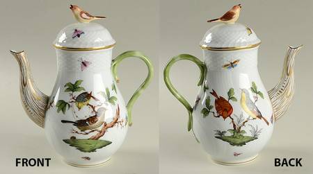 Rothschild Bird (RO) Mini Coffee Pot & Lid