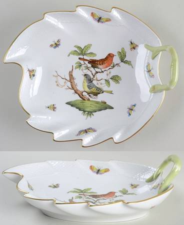 Rothschild Bird (RO) 9" Leaf Dish