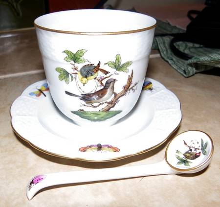 Rothschild Bird (RO) Cream/Mayonnaise Ladle Solid Piece