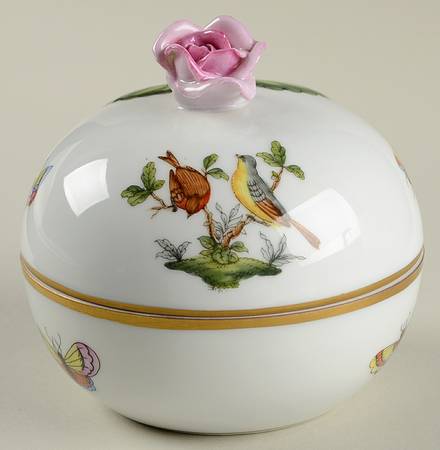Rothschild Bird (RO) 3" Round Box & Lid