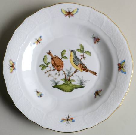 Rothschild Bird (RO) Dessert/Pie Plate