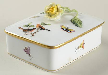 Rothschild Bird (RO) Cigarette Box & Lid