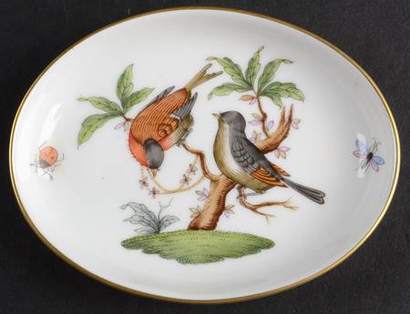 Rothschild Bird (RO) 4" Oval Ashtray