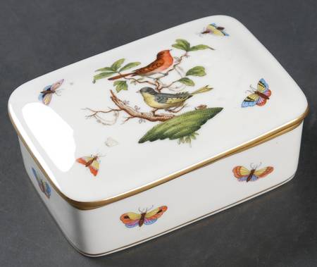 Rothschild Bird (RO) Cigarette Box & Lid
