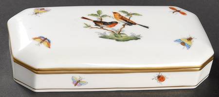 Rothschild Bird (RO) Oblong Box & Lid