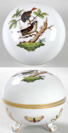 Rothschild Bird (RO) 2" Round Bon Bon & Lid