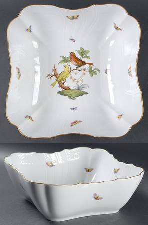 Rothschild Bird (RO) 10" Square Salad Serving Bowl