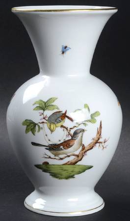 Rothschild Bird (RO) 8" Flared Vase