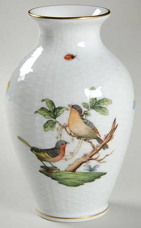 Rothschild Bird (RO) 5" Vase