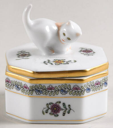 Windsor Garden (Fdm) Hexagonal Box & Lid