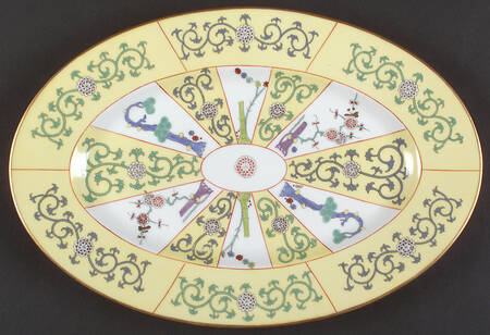 Yellow Dynasty (SJ) 13" Oval Serving Platter