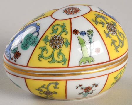 Yellow Dynasty (SJ) 3" Egg Box & Lid