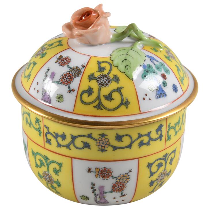 Yellow Dynasty (SJ) Sugar Bowl & Lid