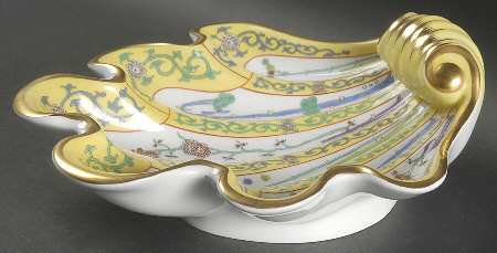 Yellow Dynasty (SJ) Shell Shaped Dish
