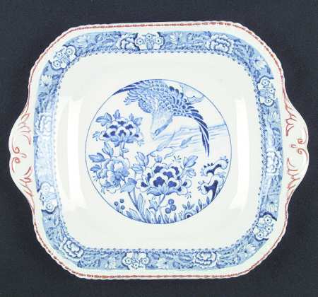Aquila Square Handled Cake Plate