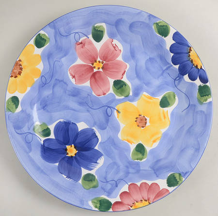 Indigo 14" Chop Plate (Round Platter)