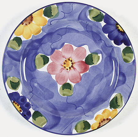 Indigo Salad Plate by Himark