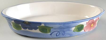 Indigo 13" Oval Baker