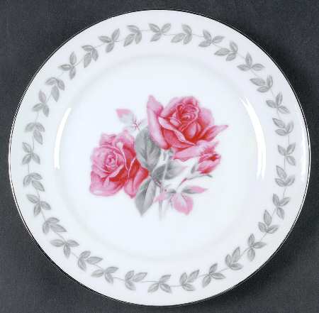 American Rose Salad Plate